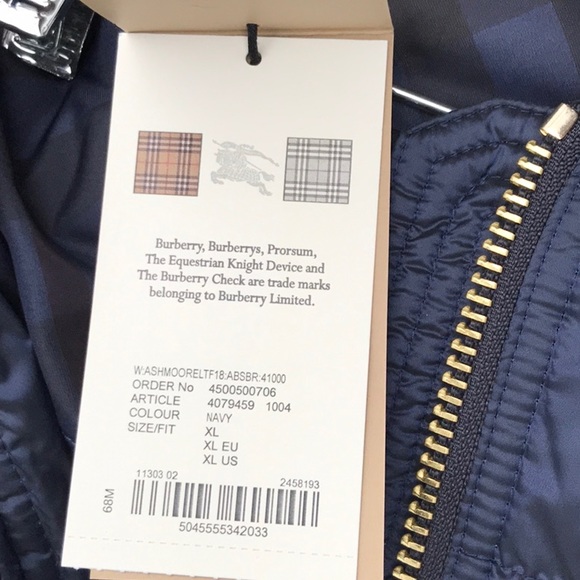 ⛔️SOLD⛔️ BURBERRY Down Quilted Coat/Jacket sizeXL - Picture 15 of 16